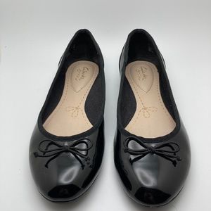 Clarks Patent Leather Flats